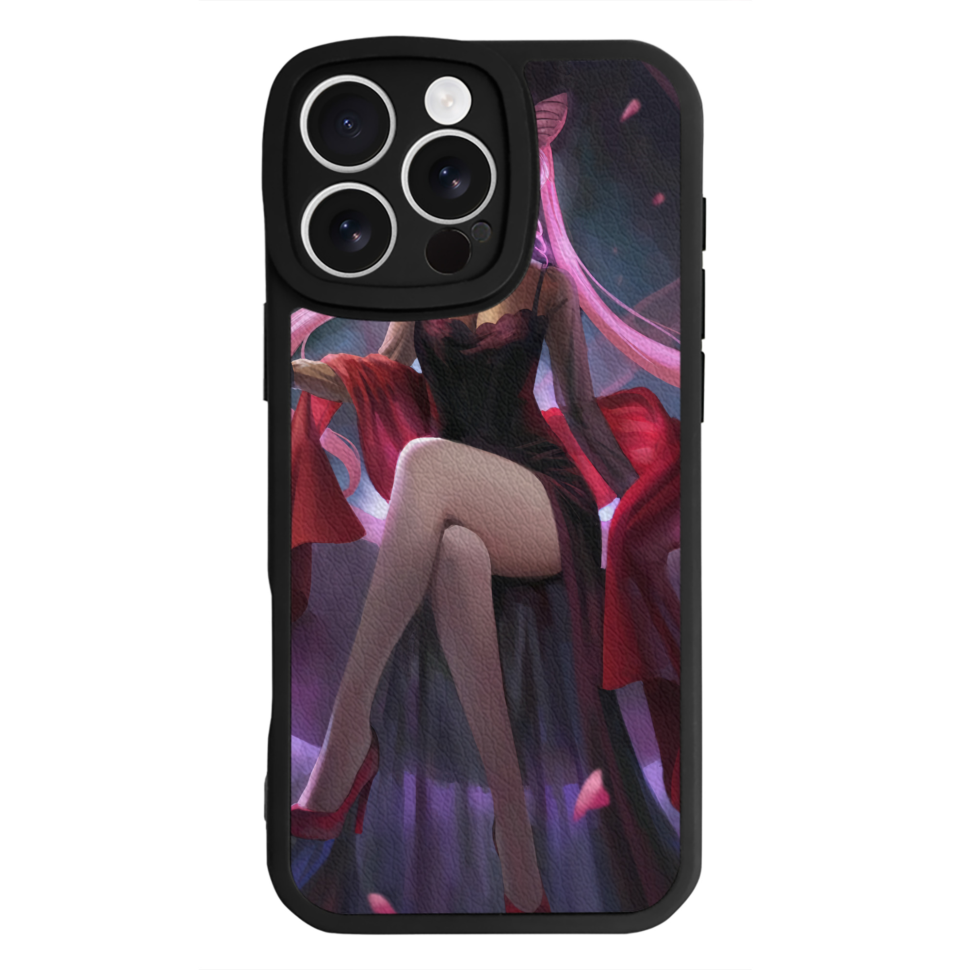 （画像用） 美少女戦士セーラームーン Sailor Moon 【iPhone 16シリーズ対応】シリコンスマホケース（レザー調） 材質：シリコン